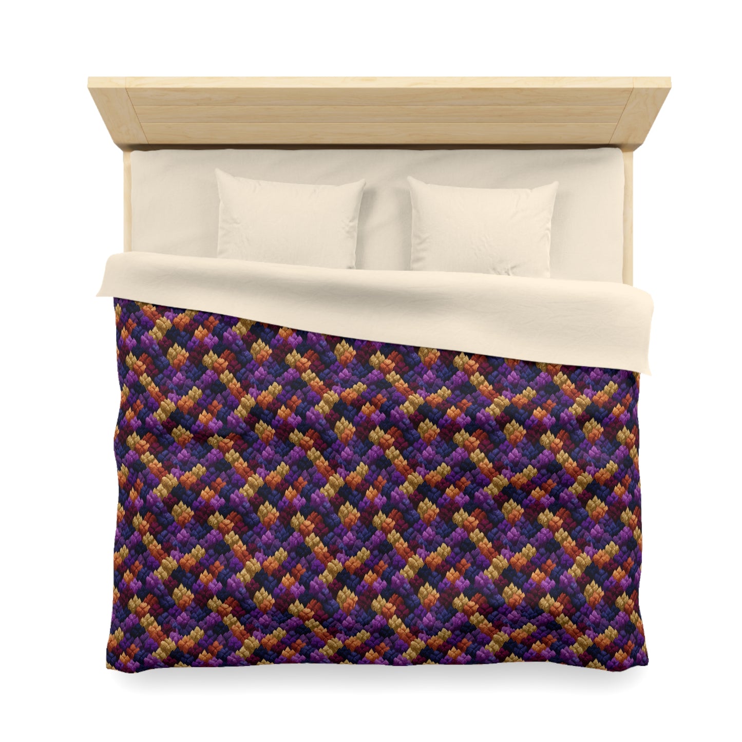 Velour Garden Microfiber Duvet Cover