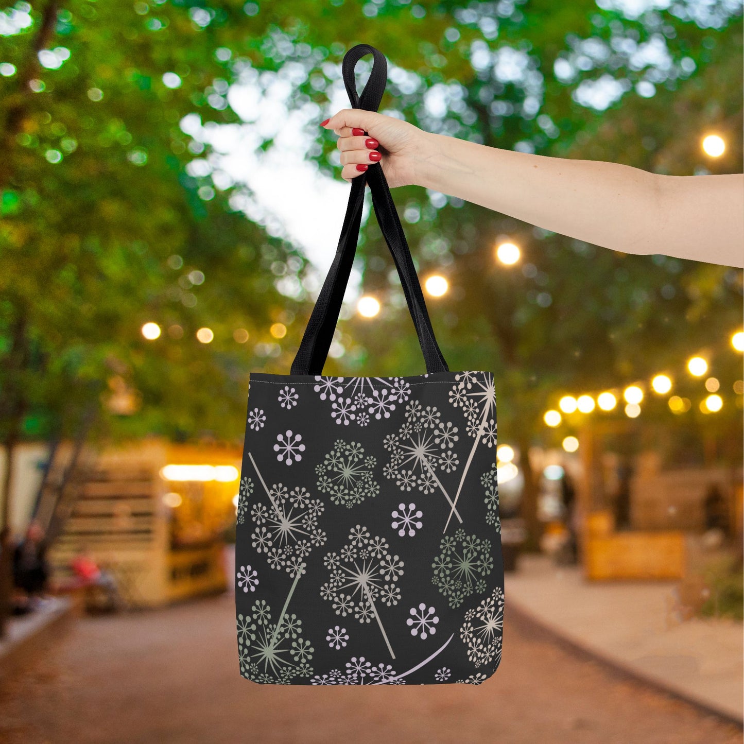 Dandelion Nightfall Canvas Tote Bag
