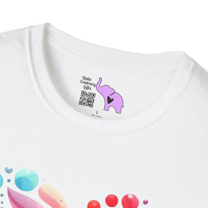 Color Pop Heart Adult T-shirt