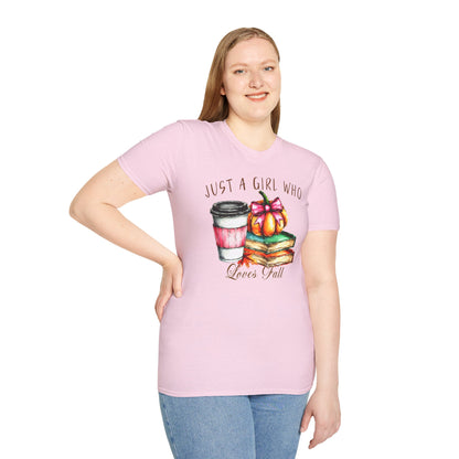 Just A Girl Who Loves Fall T-shirt