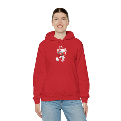 Candy Cane Kitten Heavy Blend™ Hooded Sweatshirt