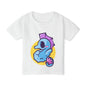 Cute Seahorse (Blue) Heavy Cotton™ Toddler T-shirt
