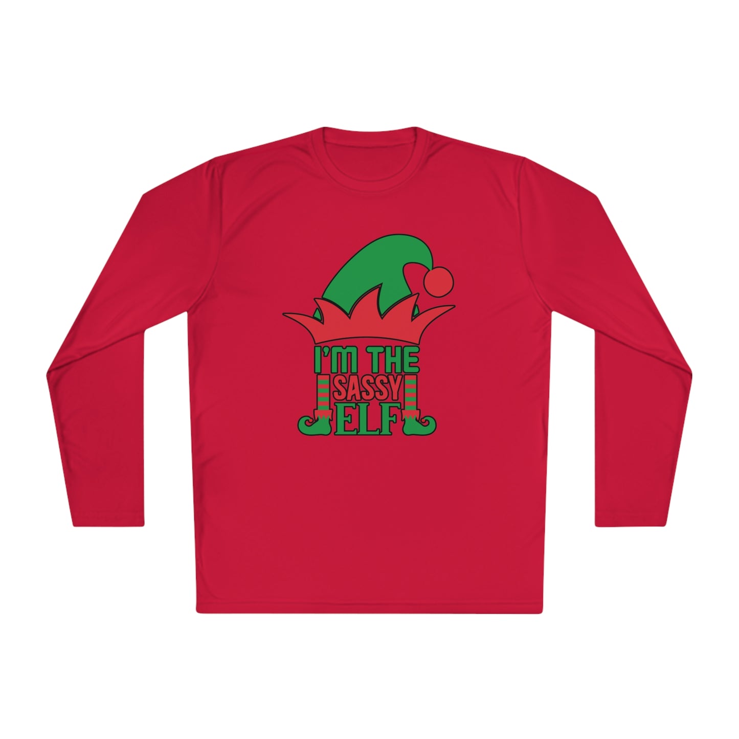 I'm The Sassy Elf Adult Long Sleeve Tee