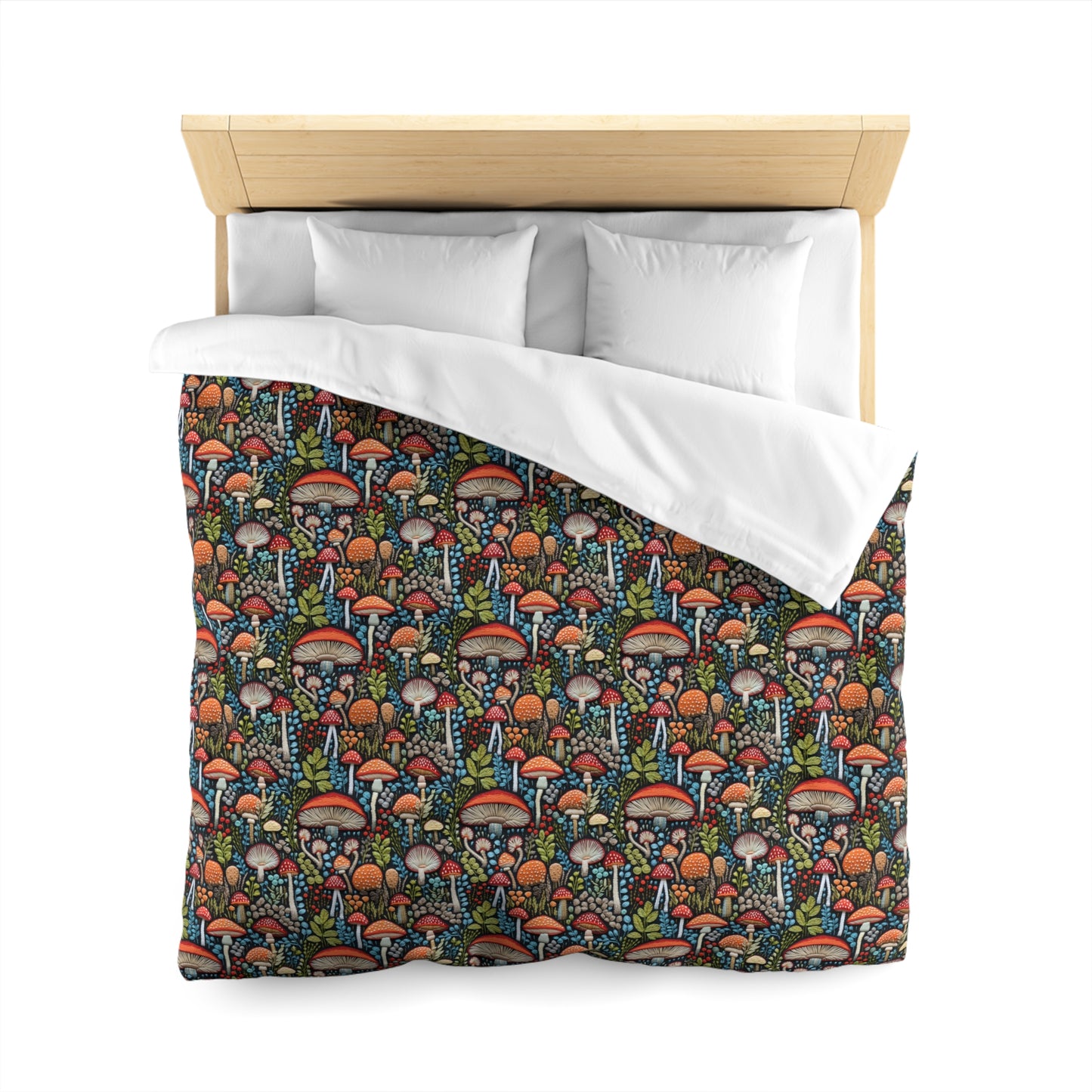 Shroom Bloom Microfiber Duvet Cover