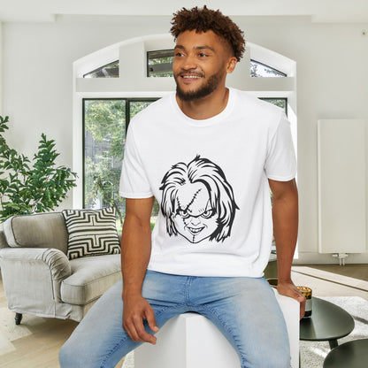 Simple Chucky Face Adult T-shirt