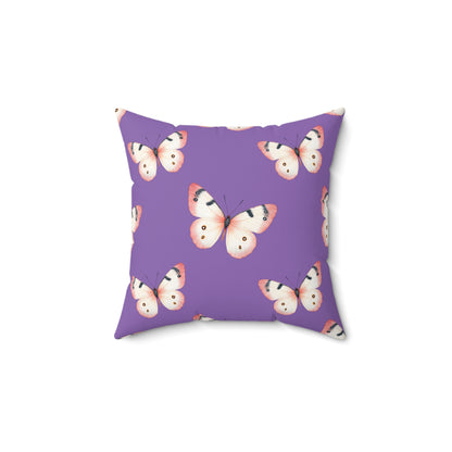 Lavender Flutter Throw Pillow