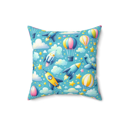 Up, Up & Away Throw Pillow
