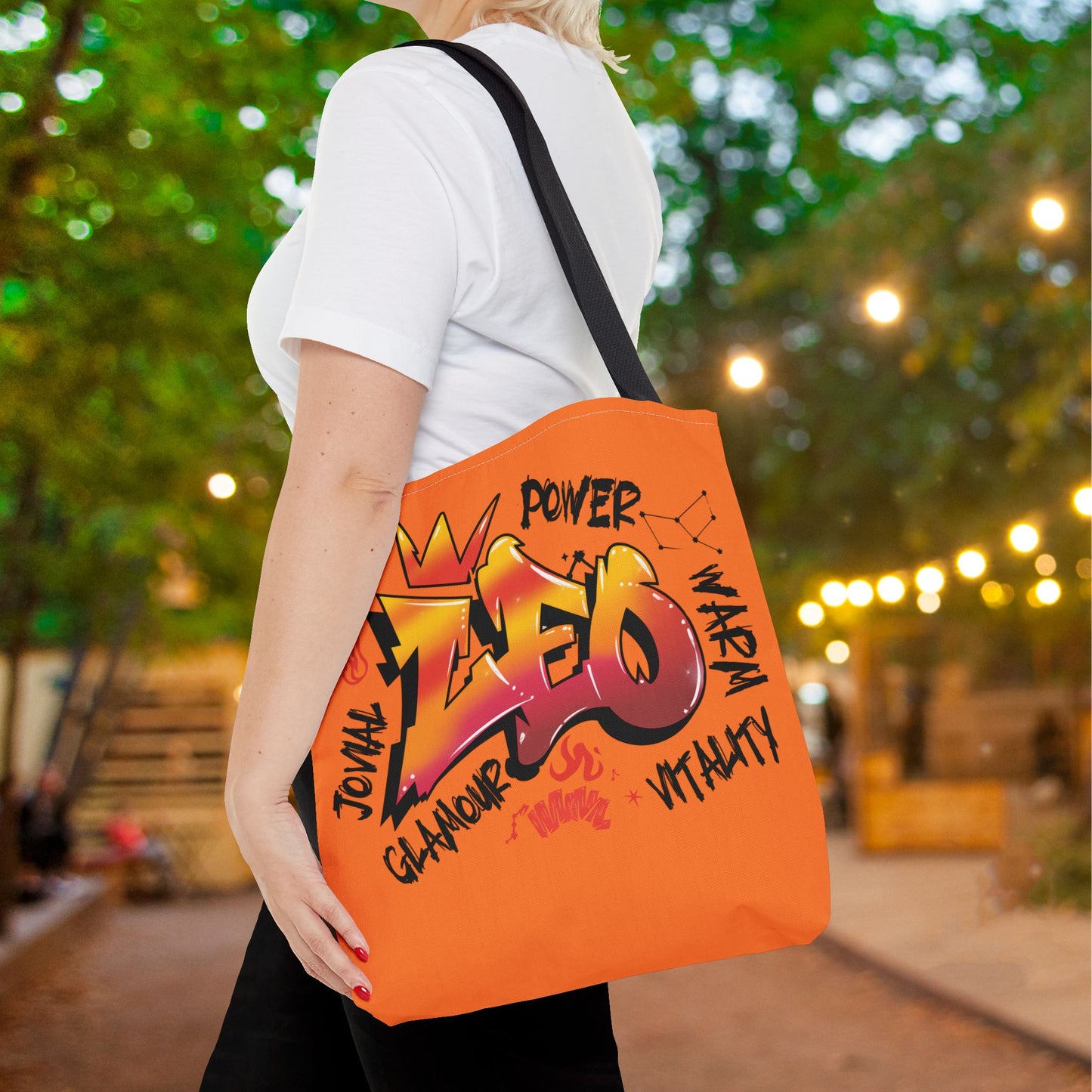 Leo Street Art Canvas Tote Bag