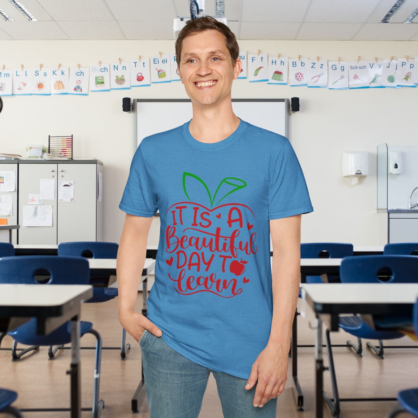 It's A Beautiful Day To Learn Adult T-shirt