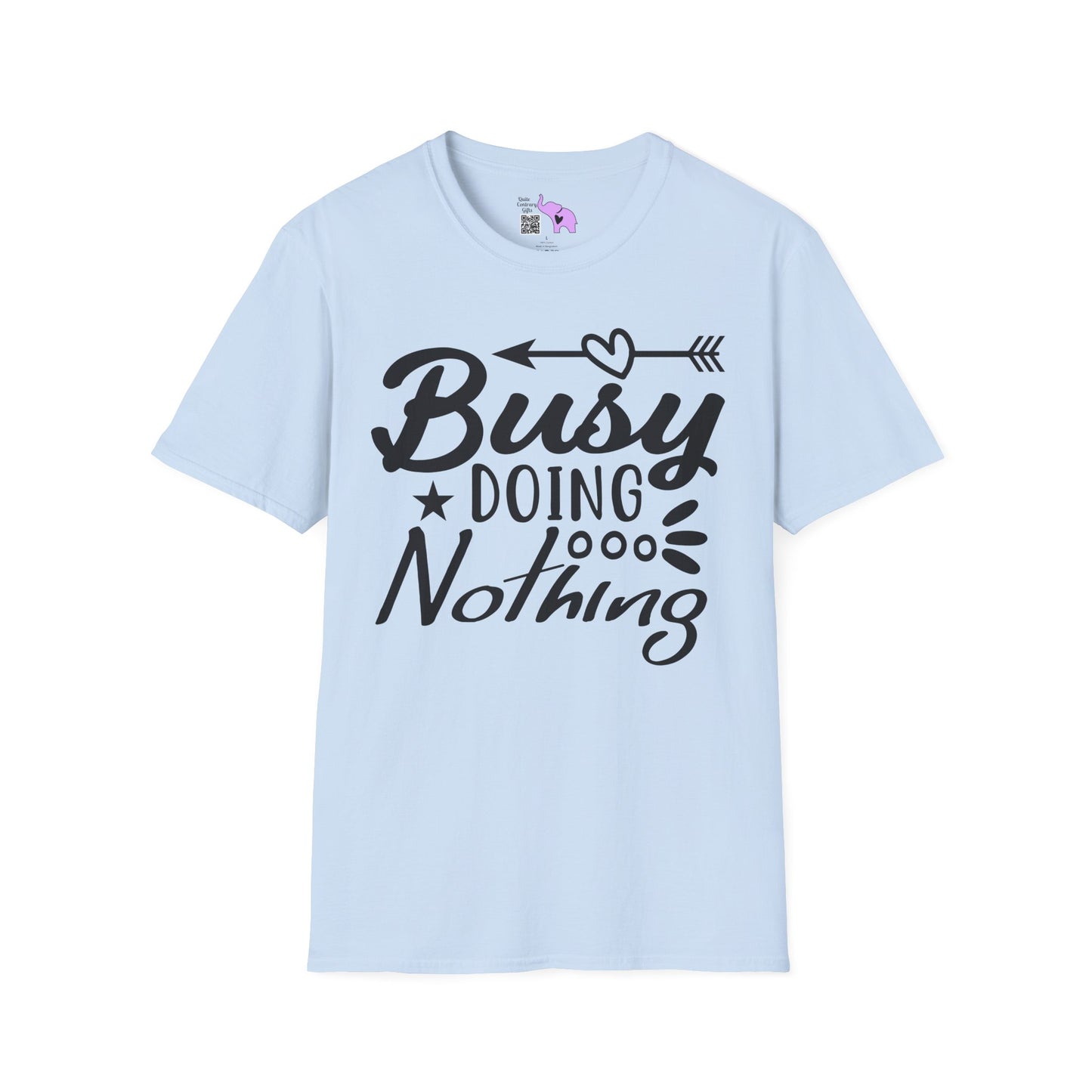 Busy Doing Nothing Adult T-shirt