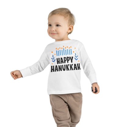 Happy Hanukkah 5 Toddler Long Sleeve Tee