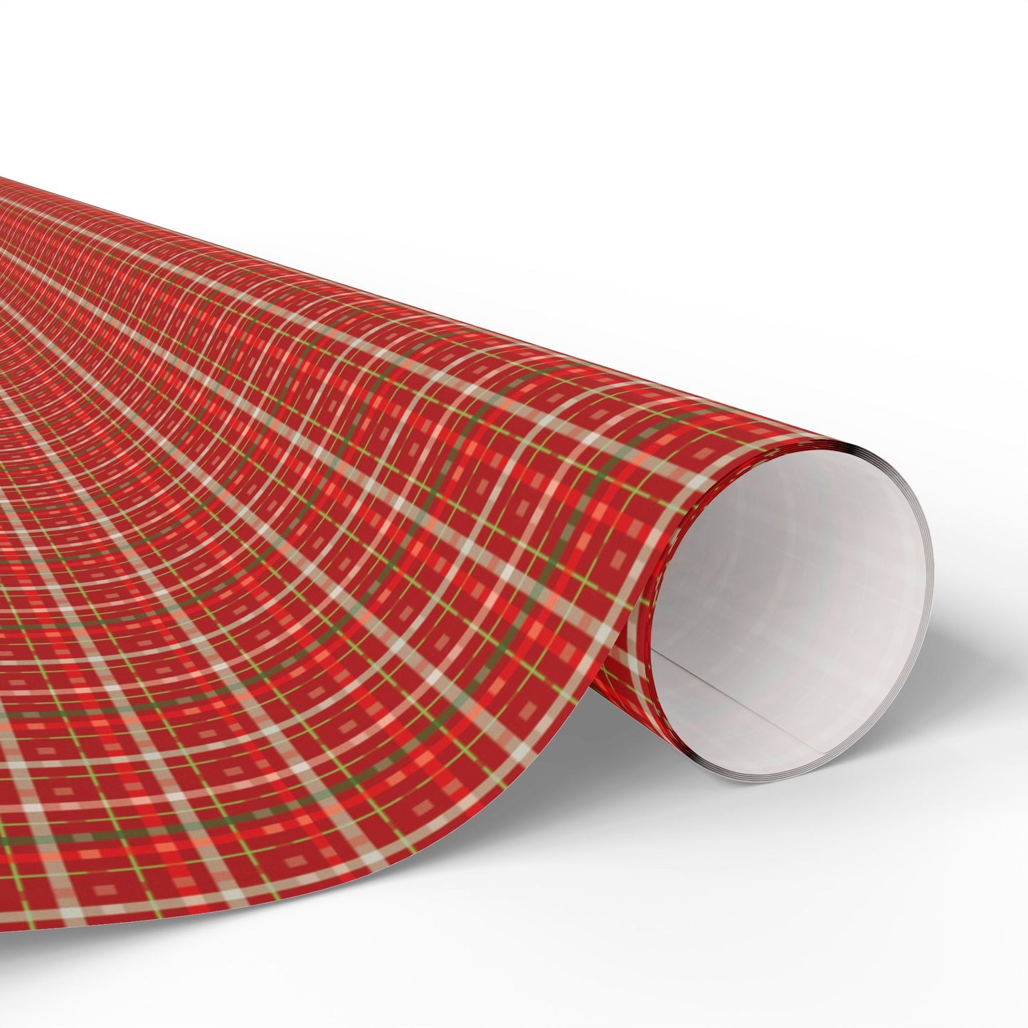 Santa’s Workshop Stripes Wrapping Paper