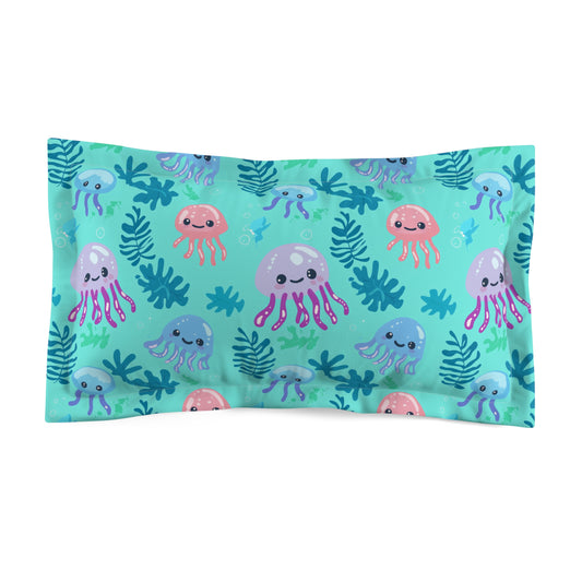 Jellyfish Daydreams Microfiber Pillow Sham