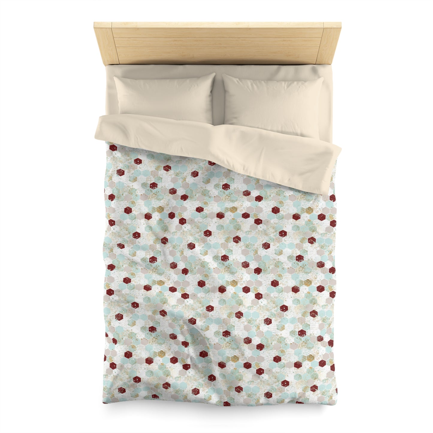 Love Letters & Honeycomb Duvet Bedding Set