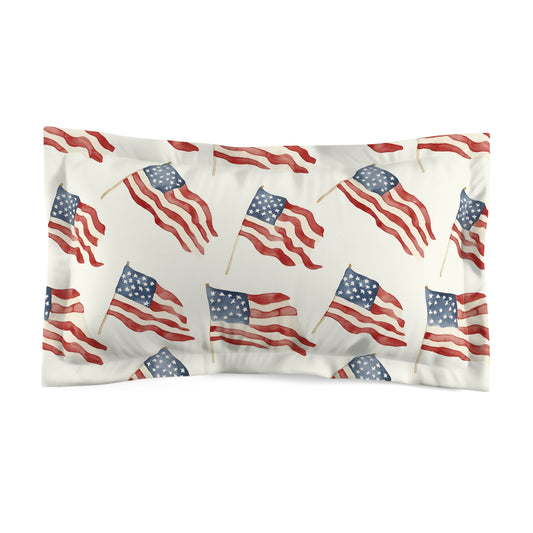 Waves of Freedom Microfiber Pillow Sham