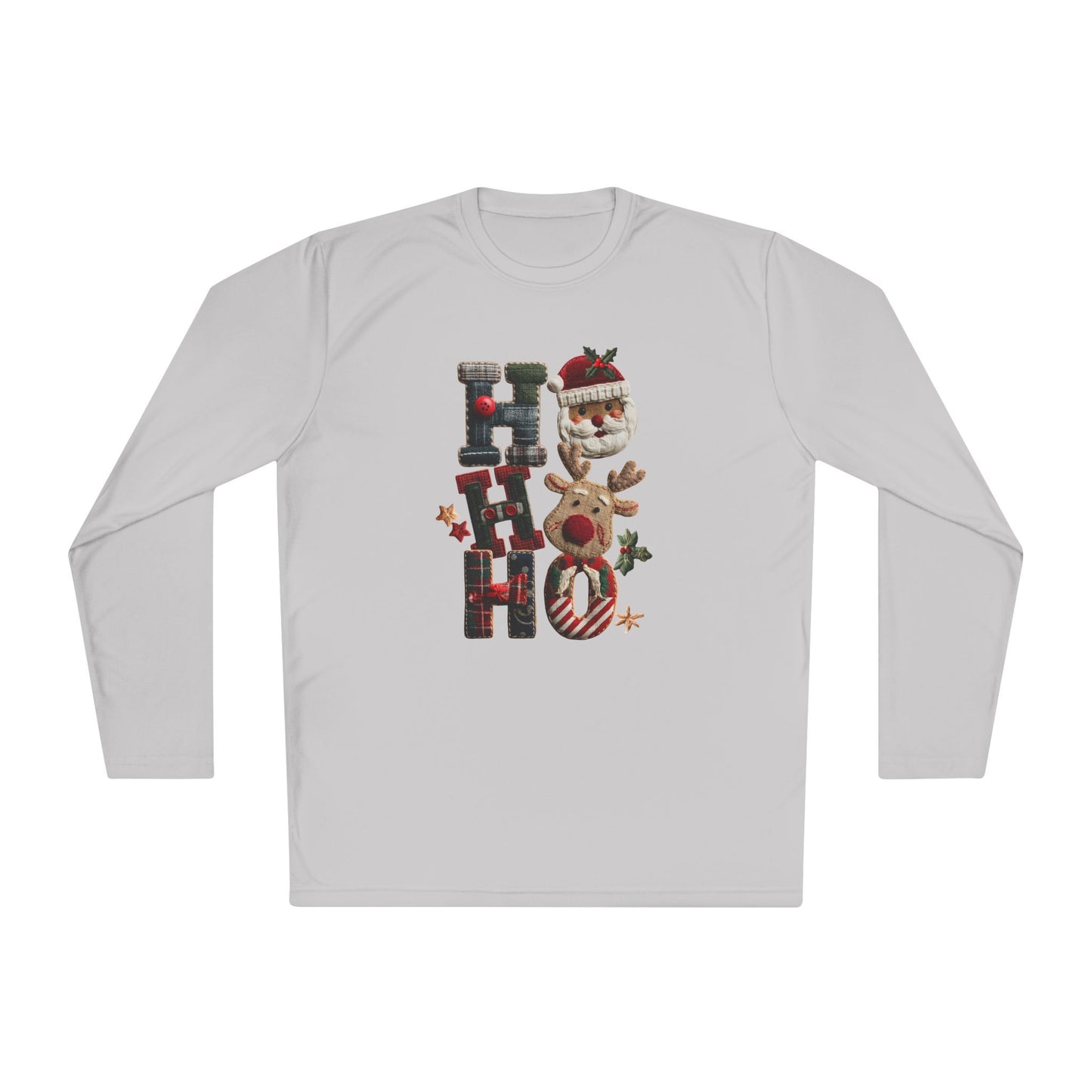 Ho Ho Ho Adult Long Sleeve Tee