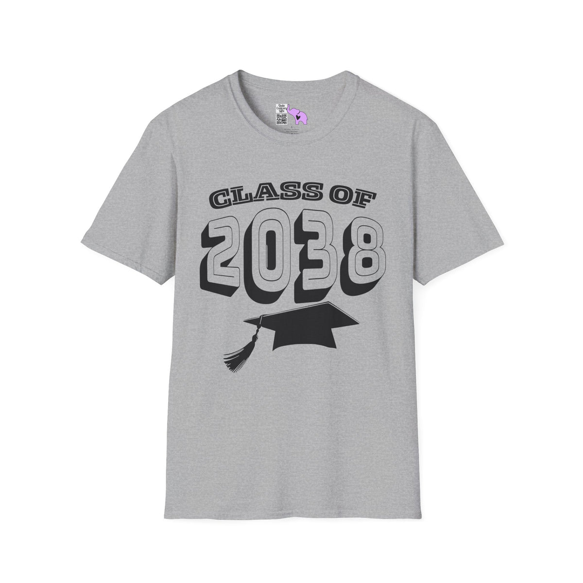Class of 2038 Adult-sized T-shirt for 2026/27 First Graders