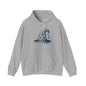 Blue & Silver Witch Hat Heavy Blend™ Hooded Sweatshirt