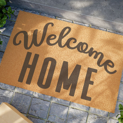 Welcome Home Coconut Fiber Doormat