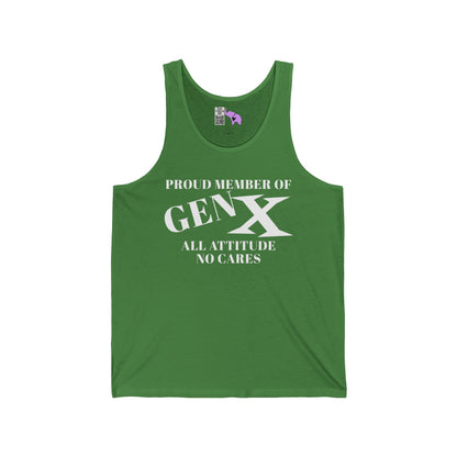 GenX All Attitude No Cares Unisex Tank
