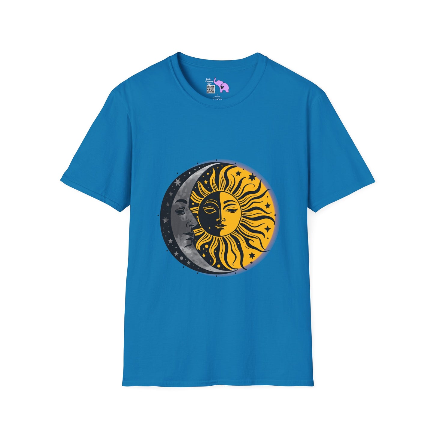 Sun Moon Stars Adult T-shirt