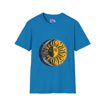 Sun Moon Stars Adult T-shirt