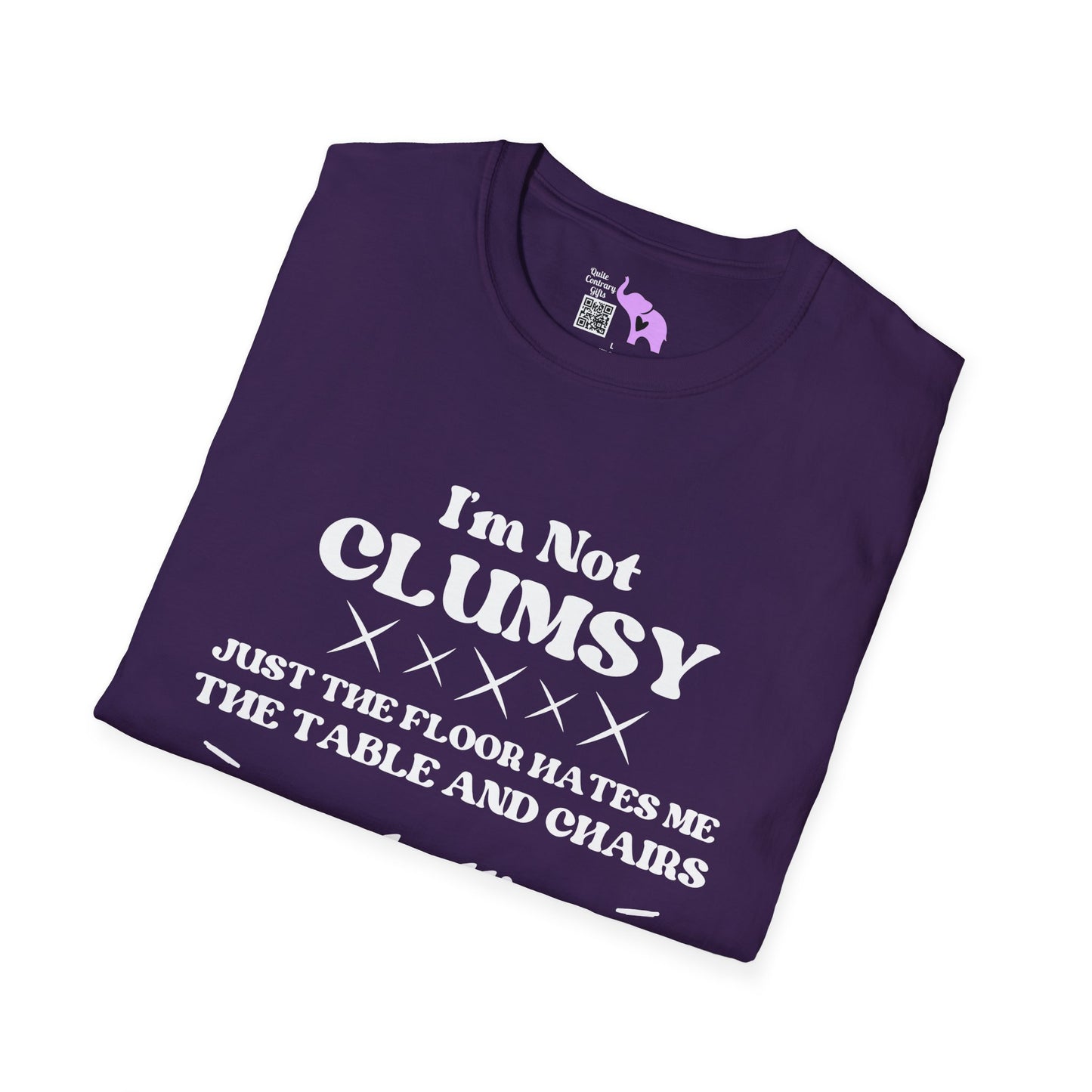 I'm Not Clumsy Adult T-shirt