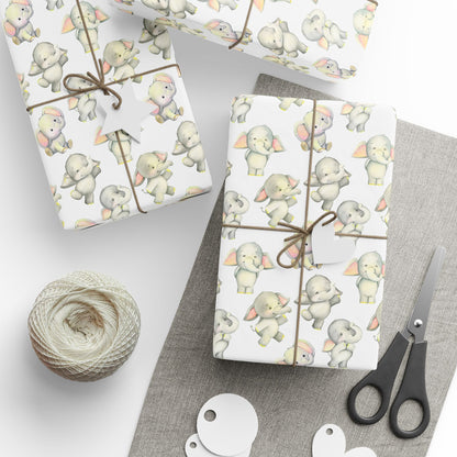 Dancing Elephants Wrapping Paper