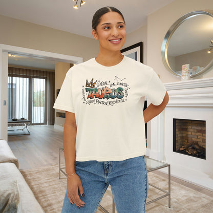 Taurus Street Art Women's Boxy Tee