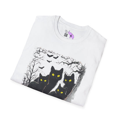 Black Cats Adult T-shirt