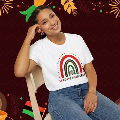 Happy Kwanzaa Arch Adult T-shirt