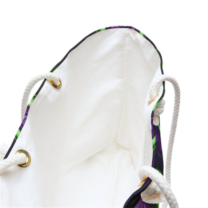 Amethyst & Lime Fracture Weekender Bag