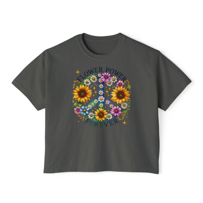 Flower Power Forever Women's Boxy Tee