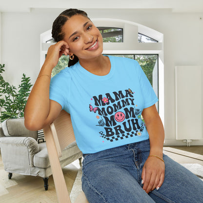 Mama Mommy Mom Bruh Adult T-shirt