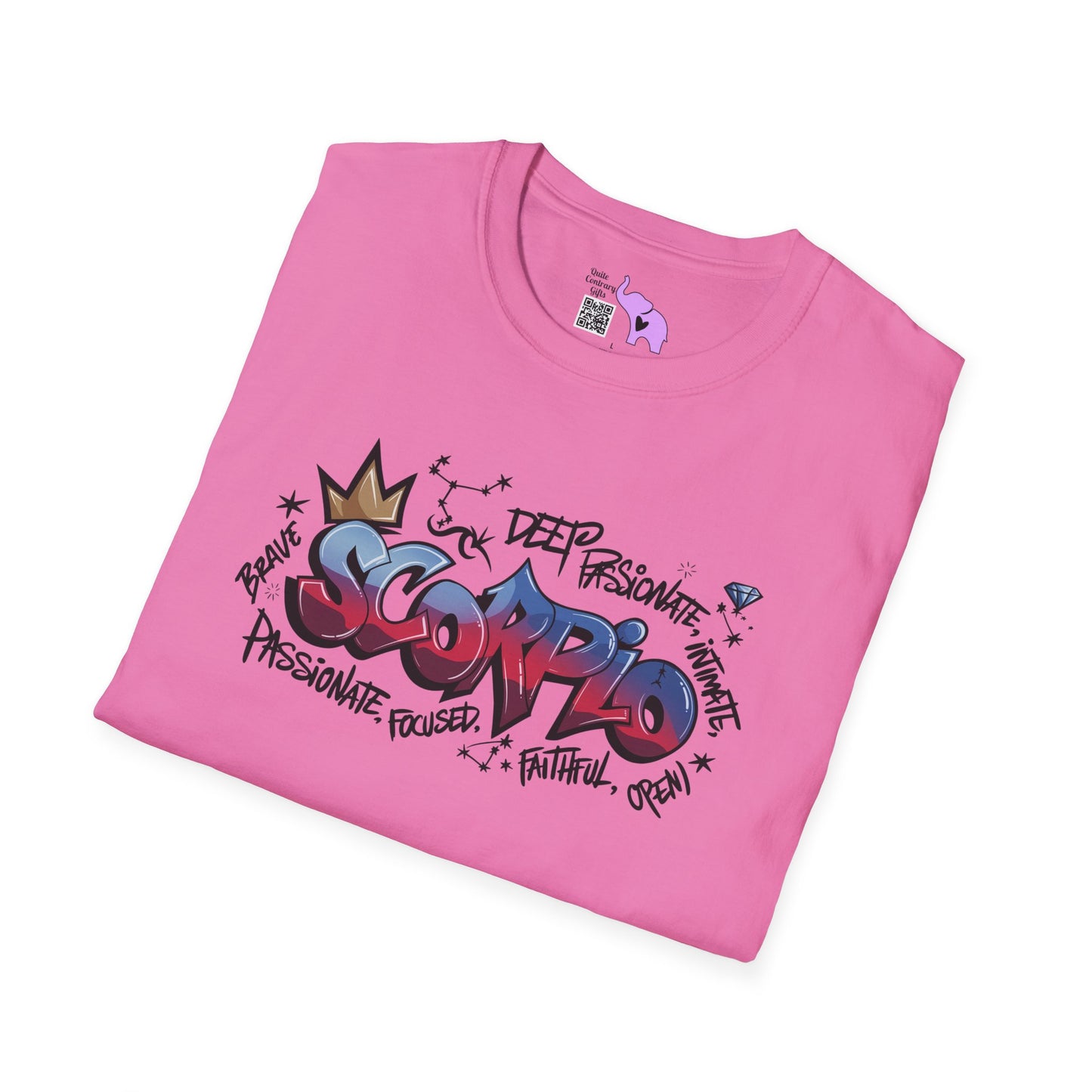 Scorpio Street Art Adult T-shirt