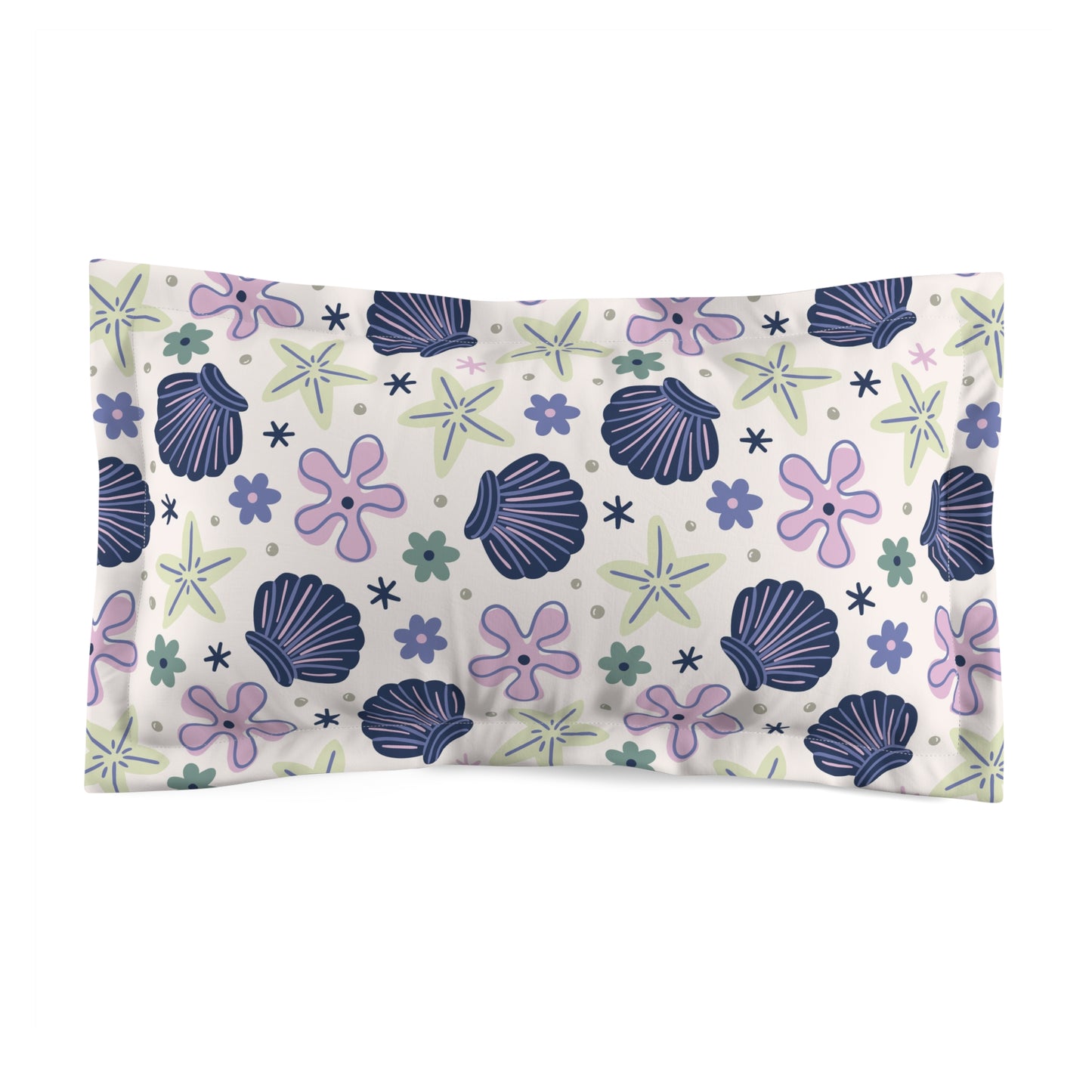 Shellflower Cove Microfiber Pillow Sham