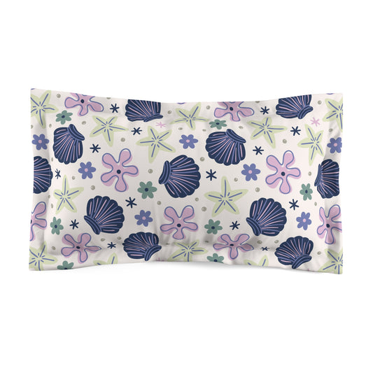 Shellflower Cove Microfiber Pillow Sham