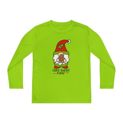 Cookie Baking Crew Gnome Youth Long Sleeve Tee