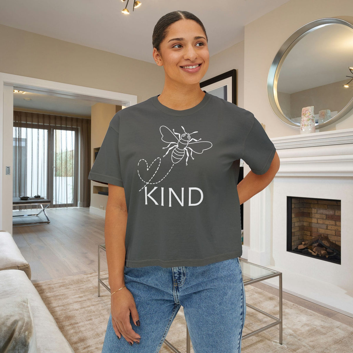 Bee Kind Women's Boxy Tee