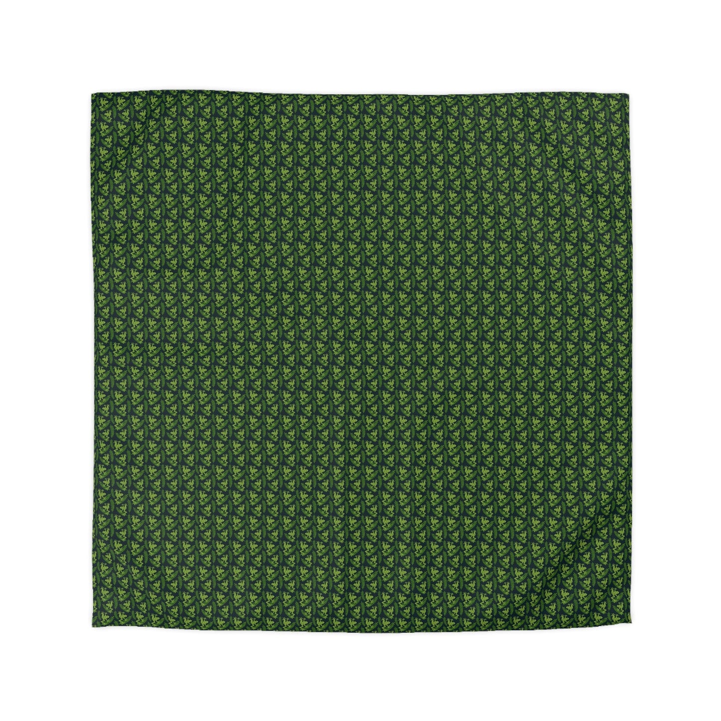 Emerald Canopy Frogs Microfiber Duvet Cover