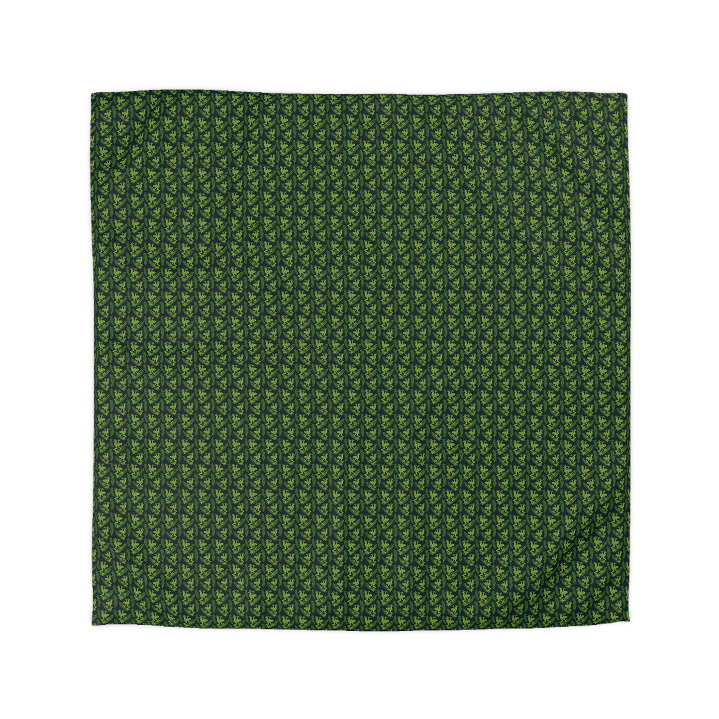 Emerald Canopy Frogs Microfiber Duvet Cover
