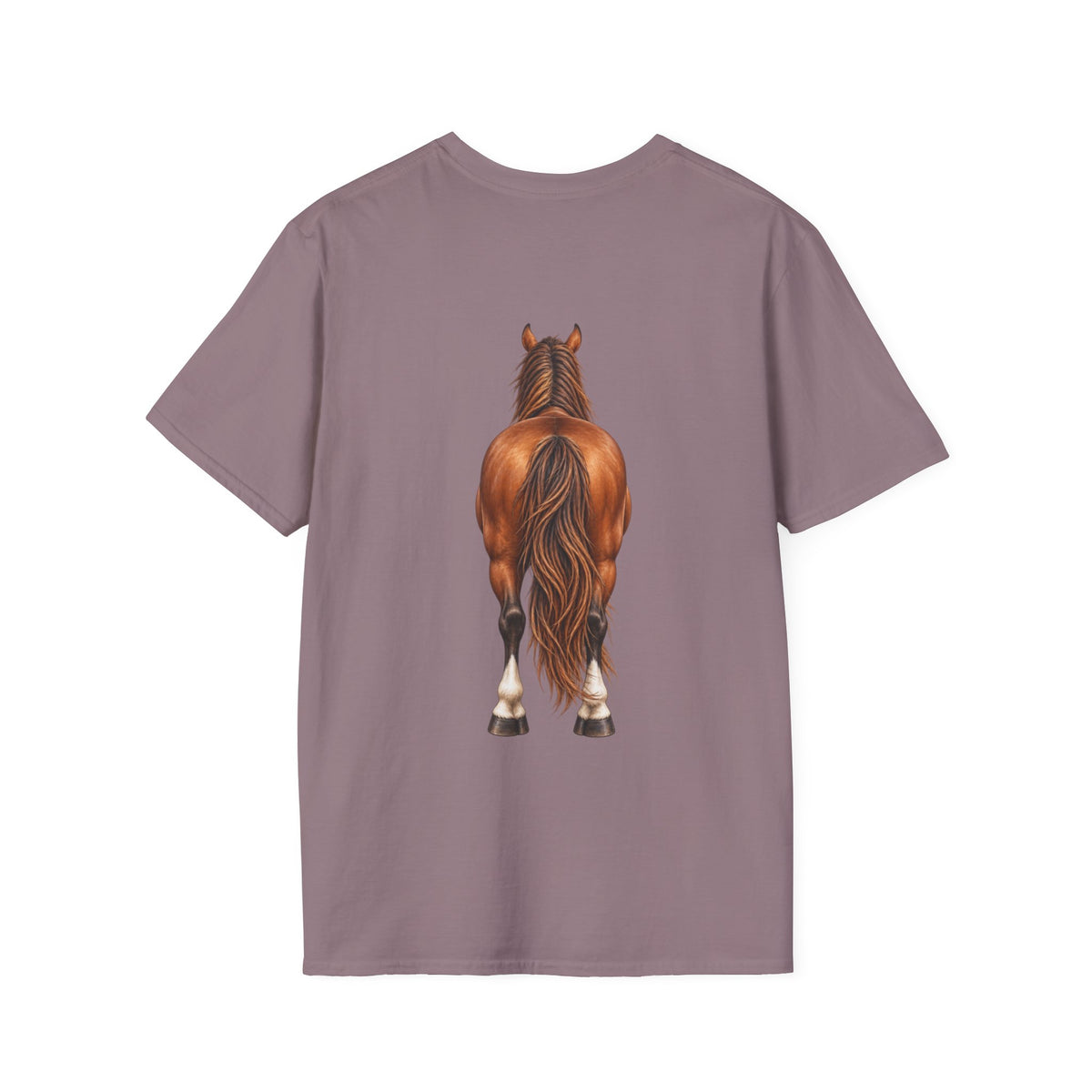 ""Front to Back Horse Lover Adult T-shirt