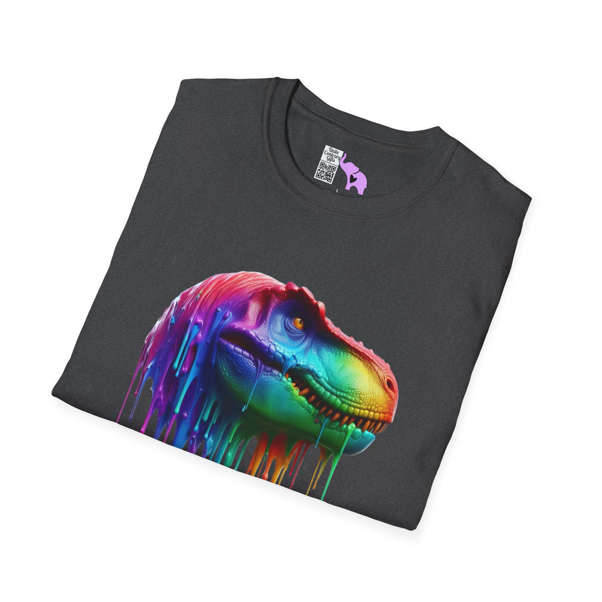 Colorful Dinosaur Adult T-shirt