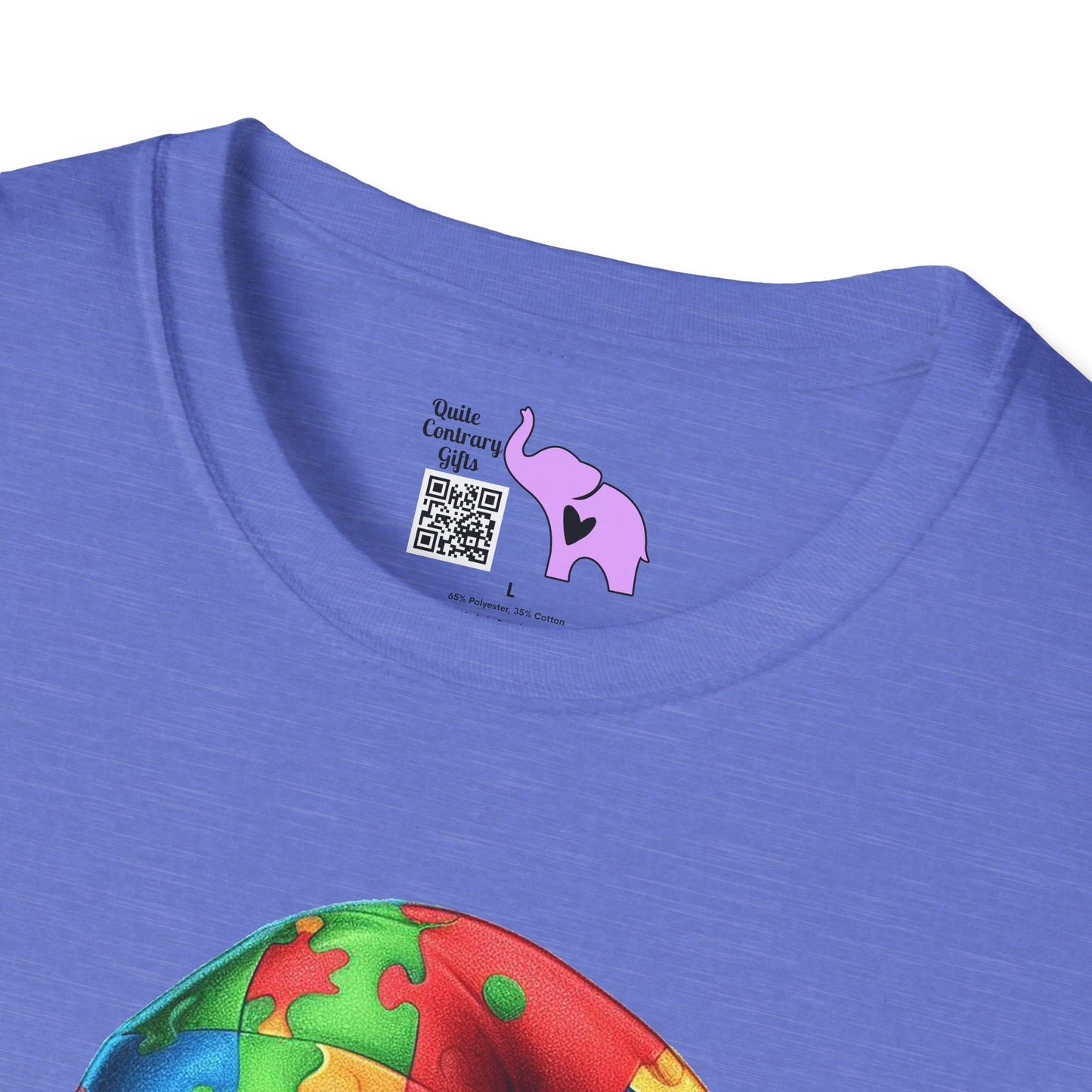 Proud Mom (Autism Awarness Gnome) Adult T-shirt