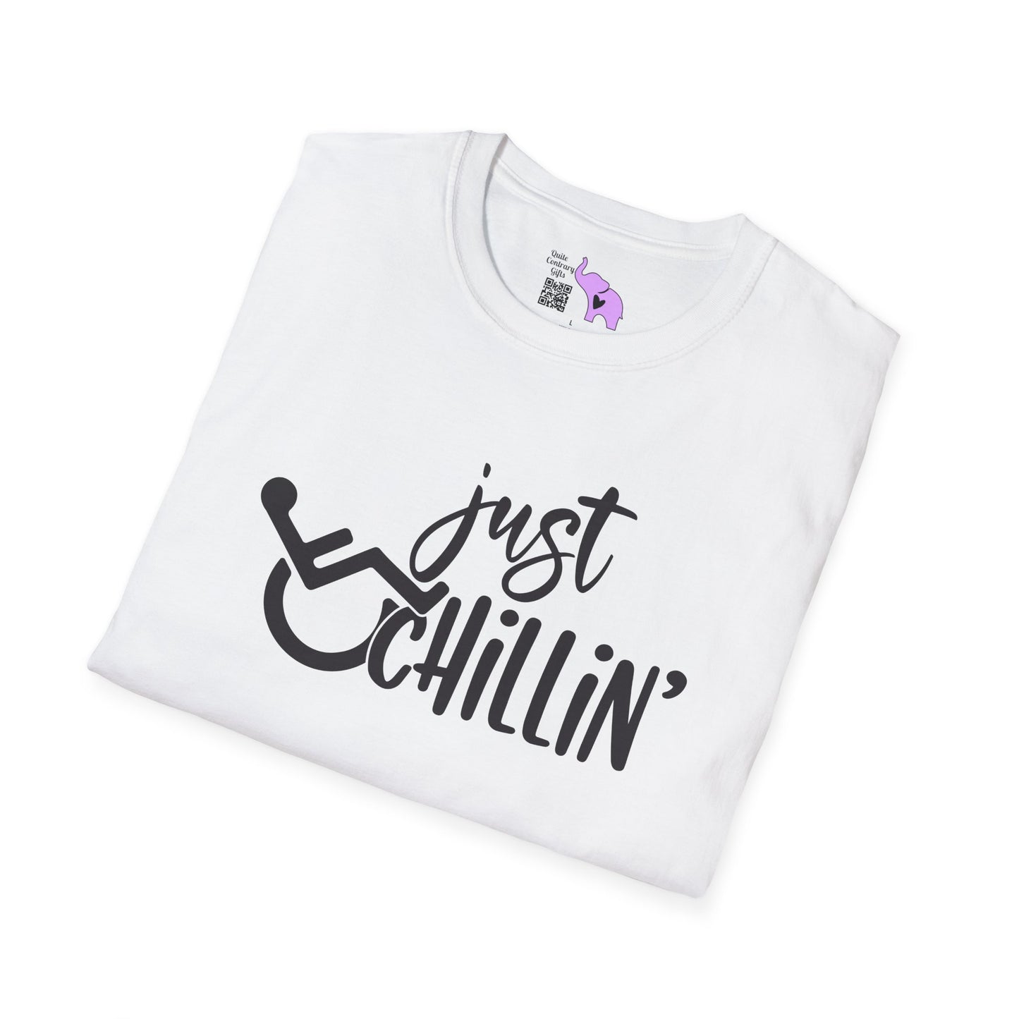 Just Chillin' (Disabled) Adult T-shirt