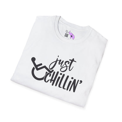 Just Chillin' (Disabled) Adult T-shirt