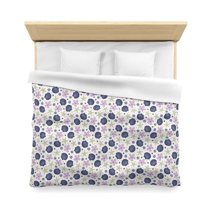 Shellflower Cove Microfiber Duvet Cover