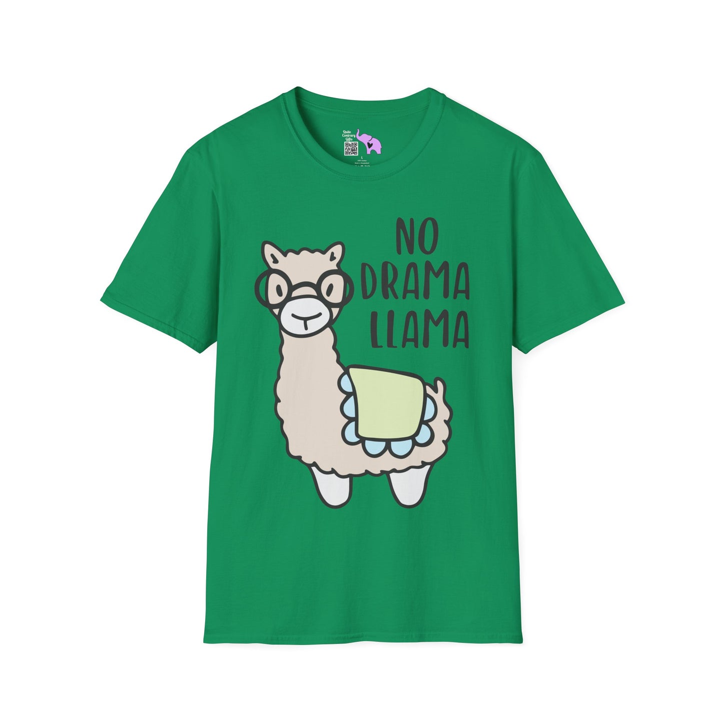 No Drama Llama Adult T-shirt