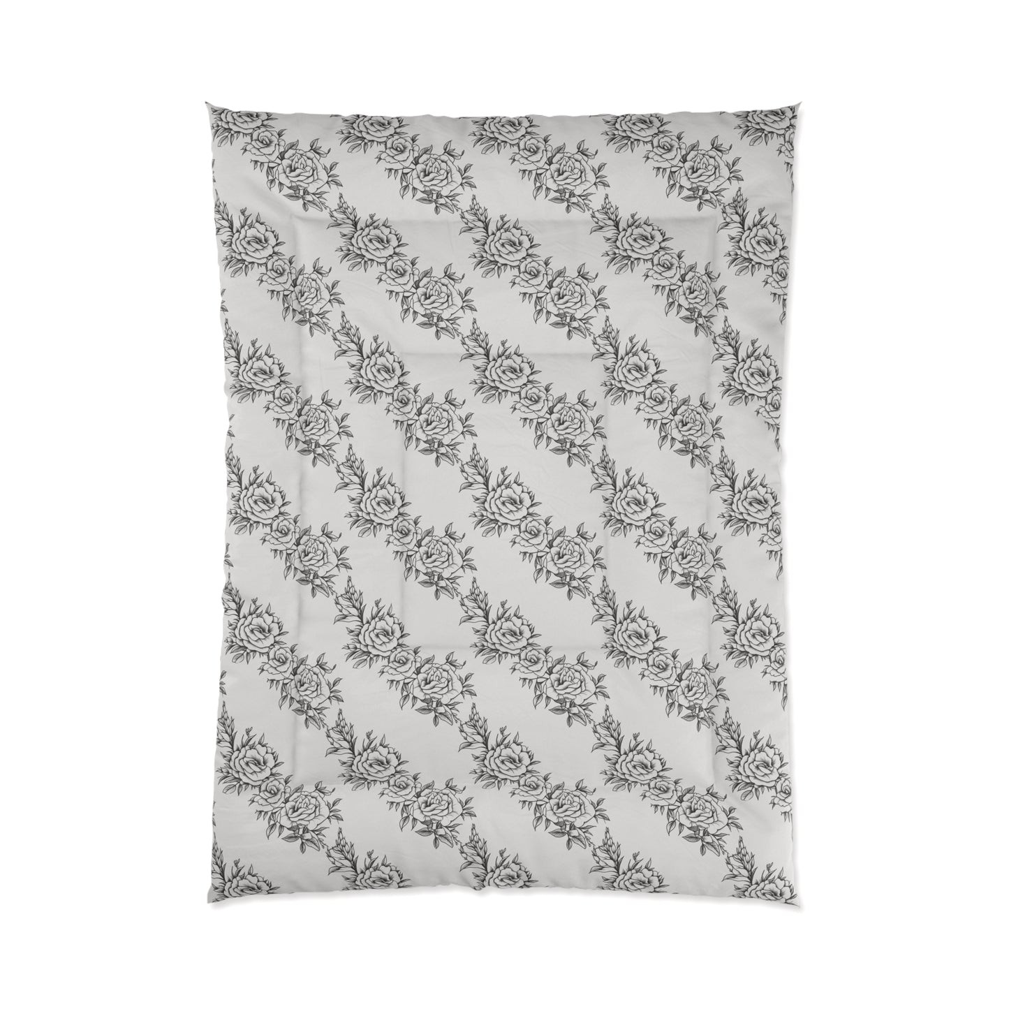 Midnight Rose Sketch Comforter