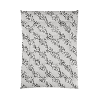 Midnight Rose Sketch Comforter